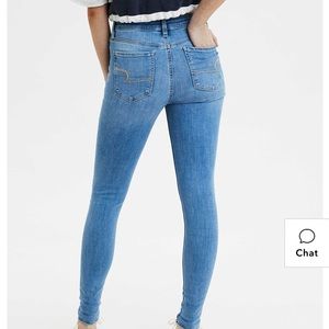 American Eagle Next Level super high waisted jeans